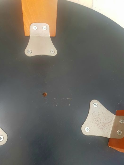 Mesa Apoio Redonda  Cerejeira Maciça 51 CM64550636771586124