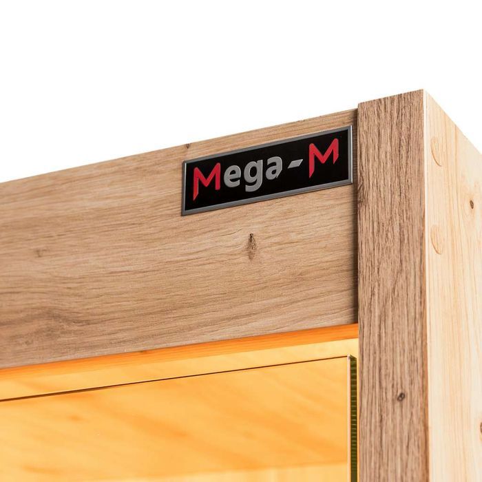 Regał na pieczywo MEGA-M 100x58x205 z szybą LED dąb artisan - od ręki