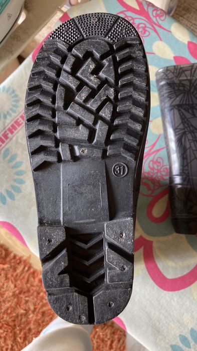 Botas de borracha criança n 31