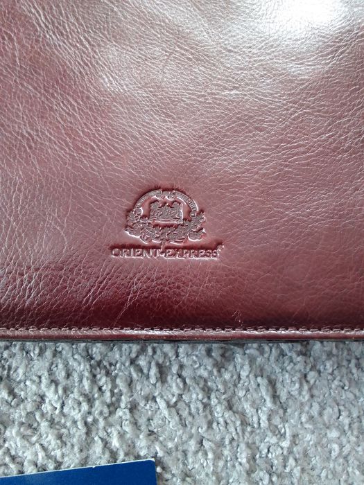 Orient Express Teczka nowa skórzana