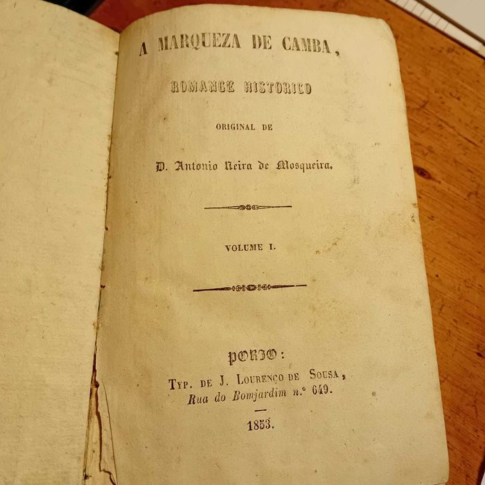 Antonio Vieira de Mosqueira, A marqueza de Camba 1853