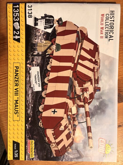 COBI Panzer VIII Maus – złożony model + instrukcja