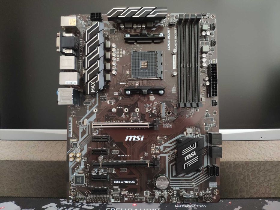 Материнська плата AM4 MSI B450-A PRO MAX
