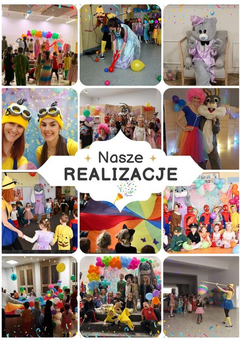 Animacje dla dzieci - bale karnawałowe, wesela, urodziny, pikniki