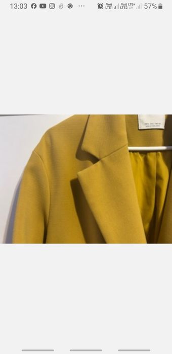 Płaszcz Bershka rozmiar s