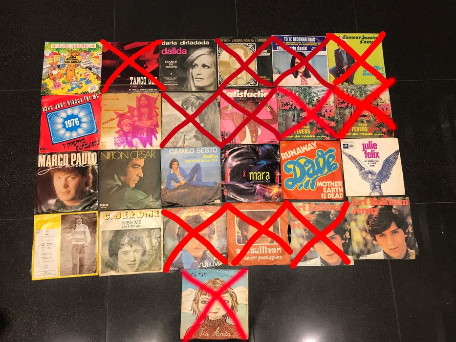 Discos de Vynil / Vinyl / Vynyl / Vinil antigos Ep's / Singles