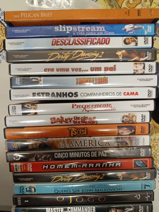 DVDs vários filmes novos