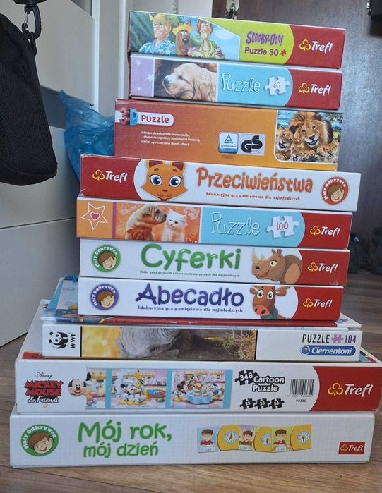 Puzzle i gry zestaw