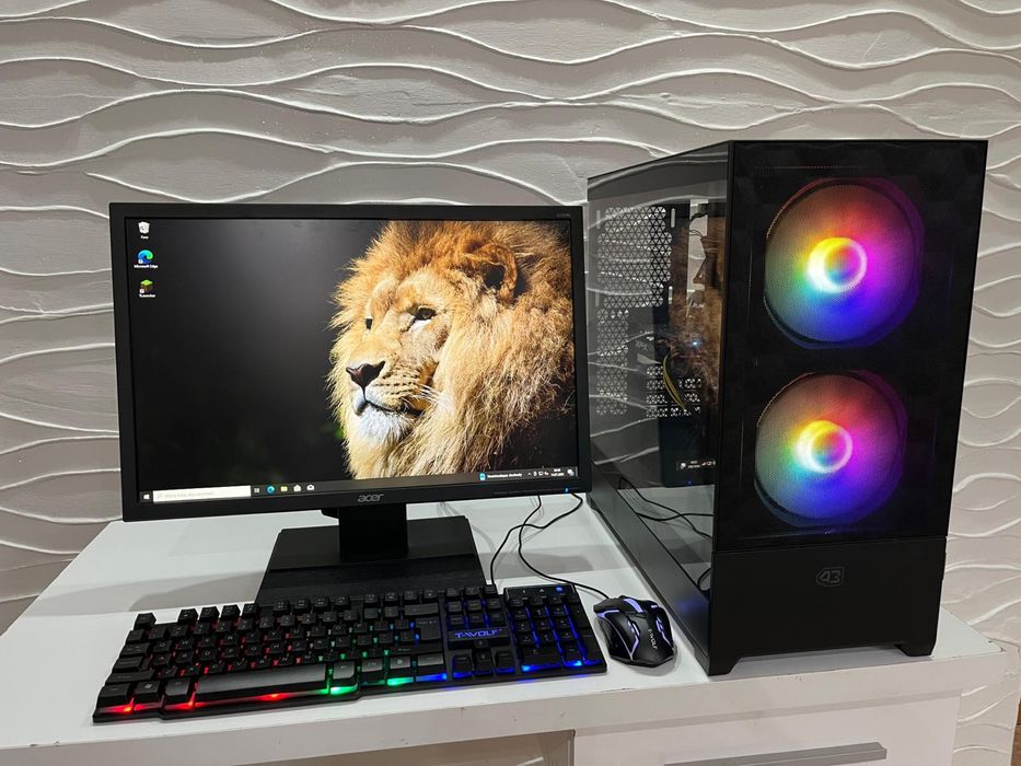 Komputer i5-7400 | RX 470 8GB |SSD|HDD|16 RAM|GAMINGOWY| Monitor