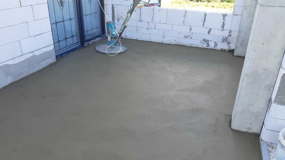 Стяжка підлоги за 1 день напівсуха Хмельницький, полусухая стяжка пола