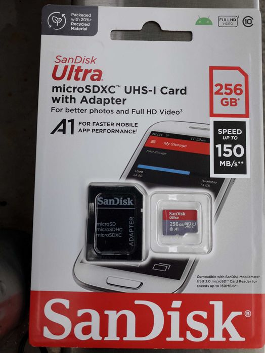 Cartoes SD 256, 128, 64 ou 32 GB NOVOS embalados desde 5€