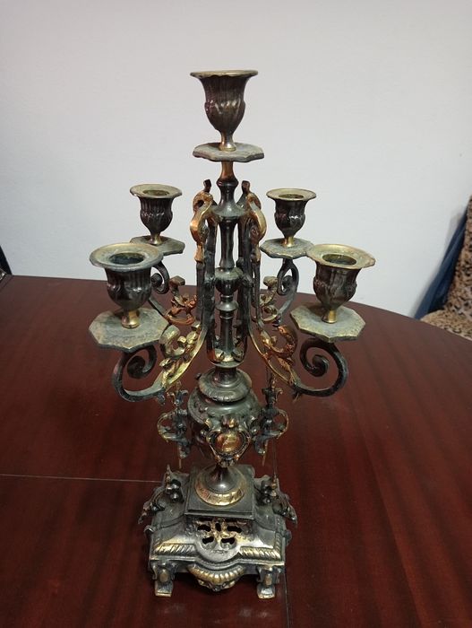 Centro de mesa , jarra e castiçal