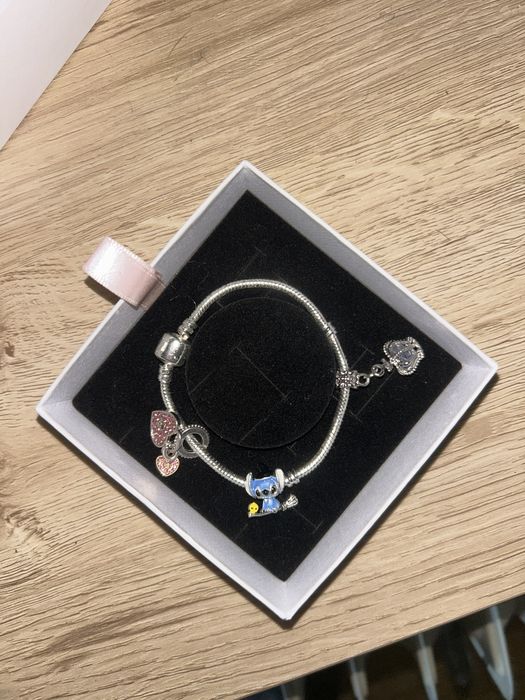Pulseira pandora com 3 pecas