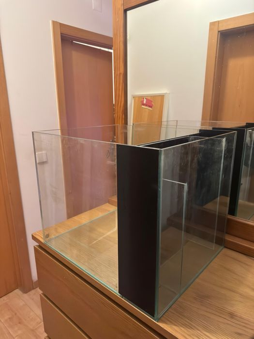 Aquário Cubo – Marinho/Água Doce com Sump