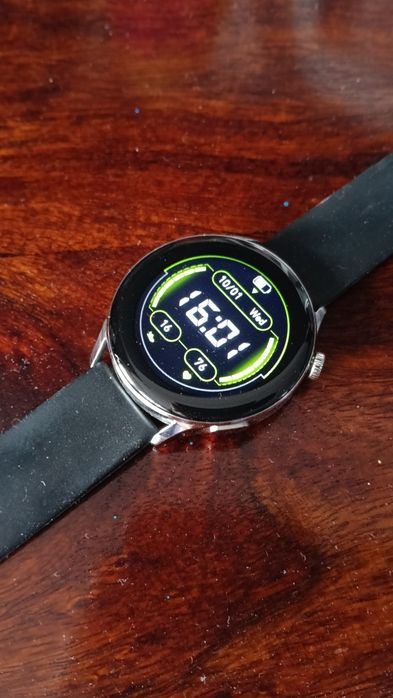 Smartwatch Garett Elegance RT Zegarek czarny srebrny