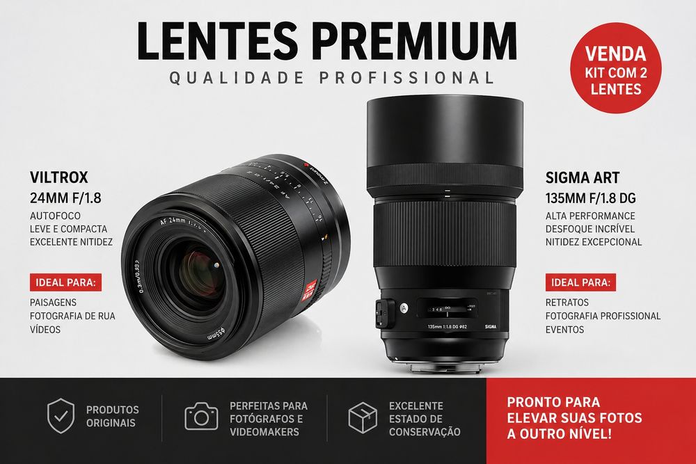 Lentes Nikon (venda ou troca)