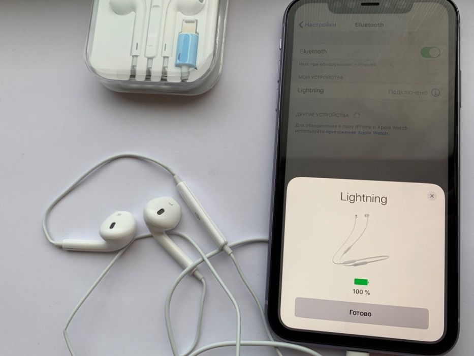 Наушники проводные EarPods Lightning для iPhone