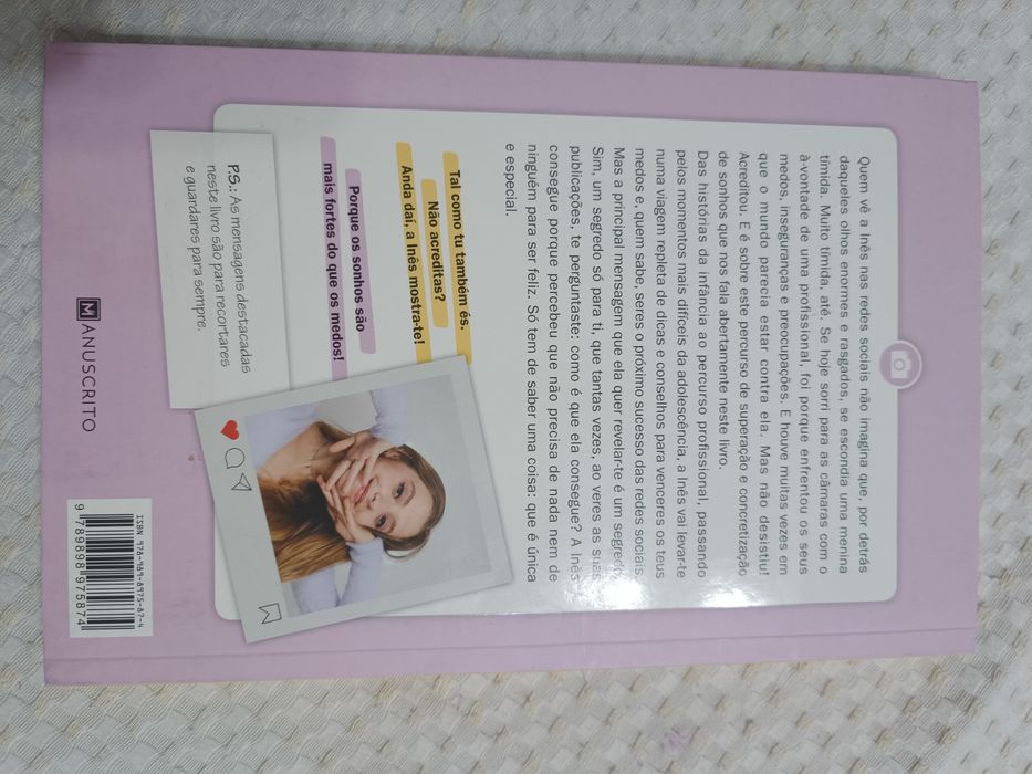 Livro: Hey, Tu consegues - Inês Teixeira (Autografado)