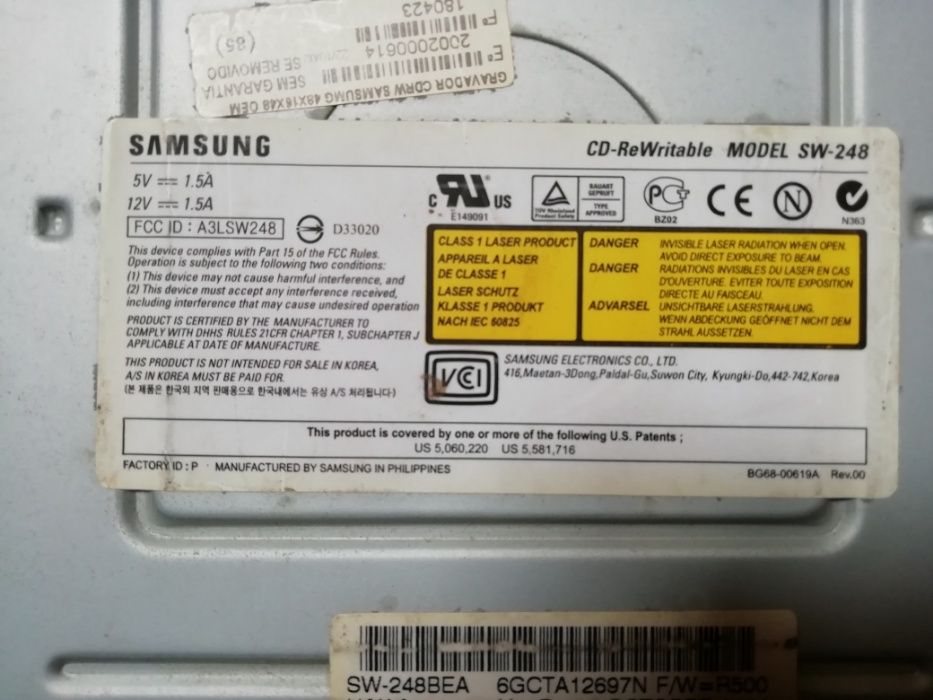 CD and DVD Readers and Writers64550175478658123