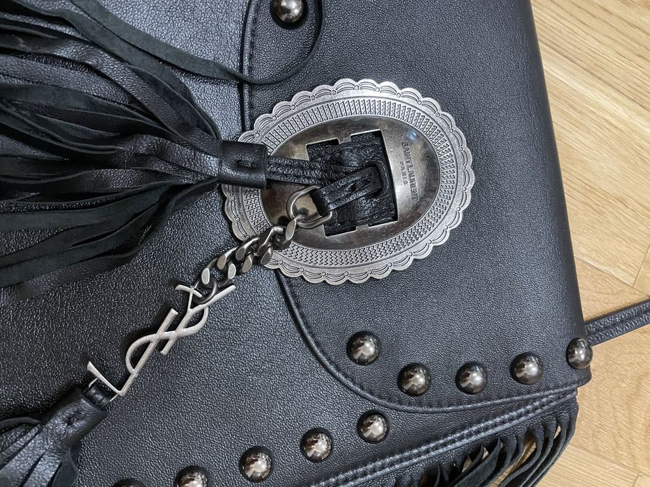 Torba torebka Listonoszka Boho YSL saint Laurent fredzle