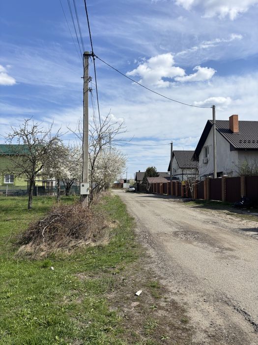 Ділянка з фундаментом + світло Бориспіль