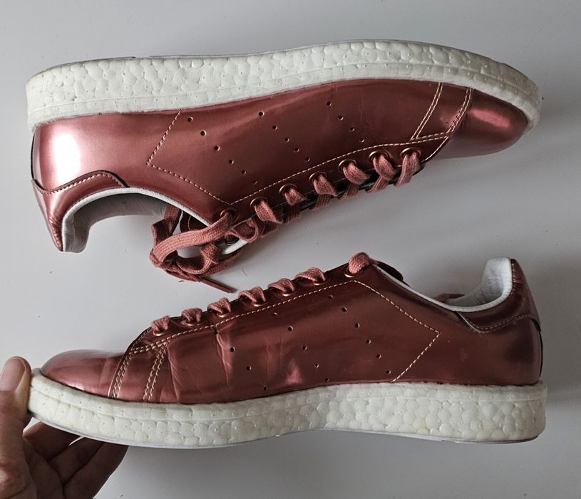 Adidas Stan Smith Boost Metallic 40 2/3 damskie buty sportowe różowe