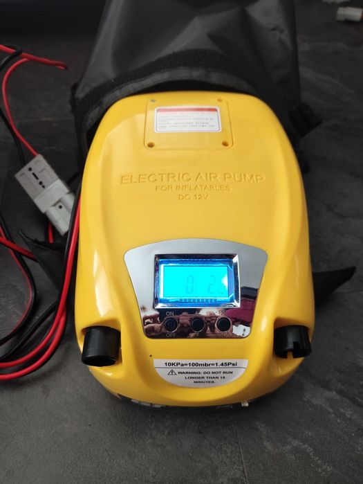 Elektryczna pompa powietrza wysokociśnieniowa 12 V do nadmuchiwanej łodzi rybackiej GP80D