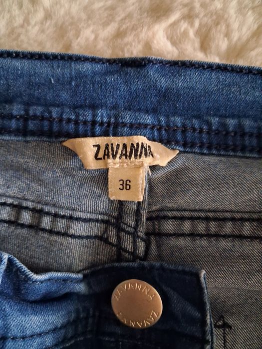 Rybaczki jeans dżinsowe rozmiar S