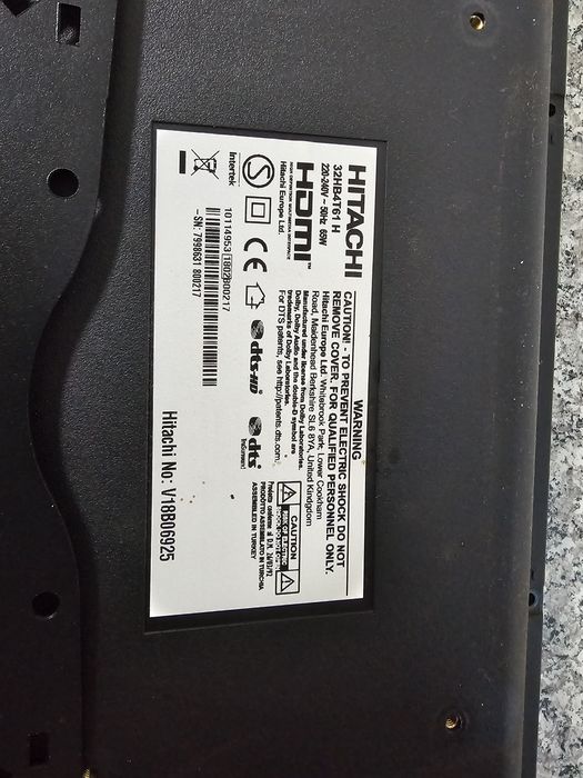 Tv Hitachi 32HB4T61 para peças