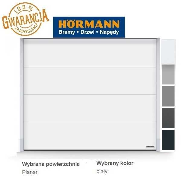 Hormann Brama Garażowa Ocieplana Matt Deluxe L z Napędem