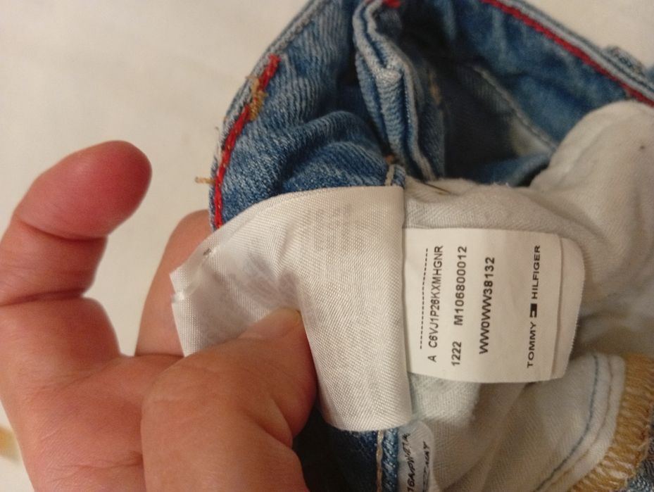 Джинсова спідниця міді з розрізом Tommy Hilfiger (розмір 34 / XS-S)