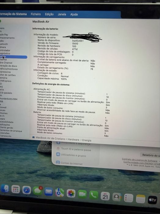 MacBook Air M4 16gb/512Gb