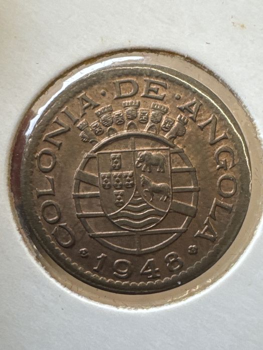 Moeda 20 cent de 1948 Angola