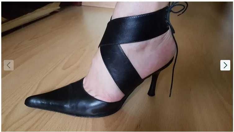 buty Ryłko 37 na obcasie szpilki