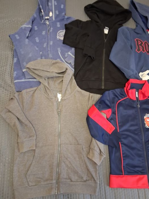 Zestaw bluz chłopięcych 122 bluza rozpinana