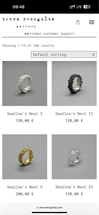 Кільце із срібла