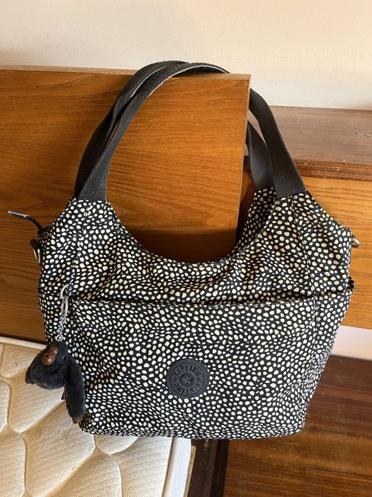 Mala Kipling Azul/Branca