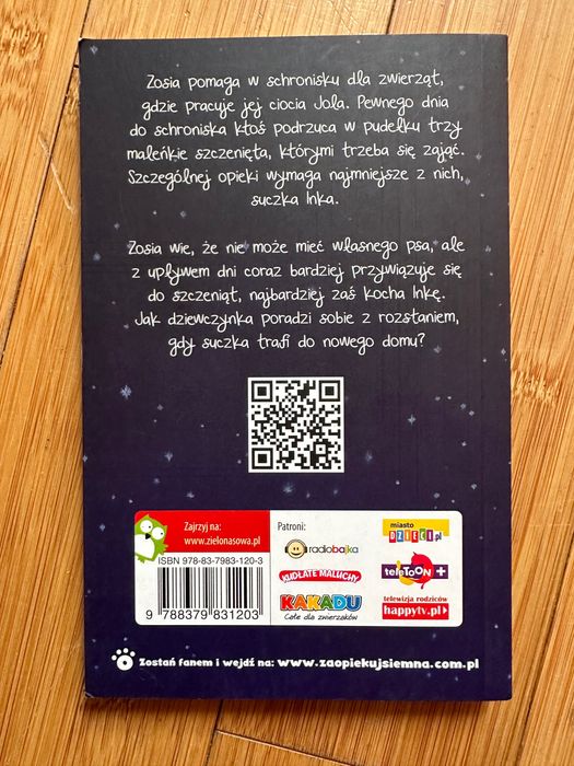 Inka, porzucone szczenię Holly Webb książka seria Zaopiekuj się mną