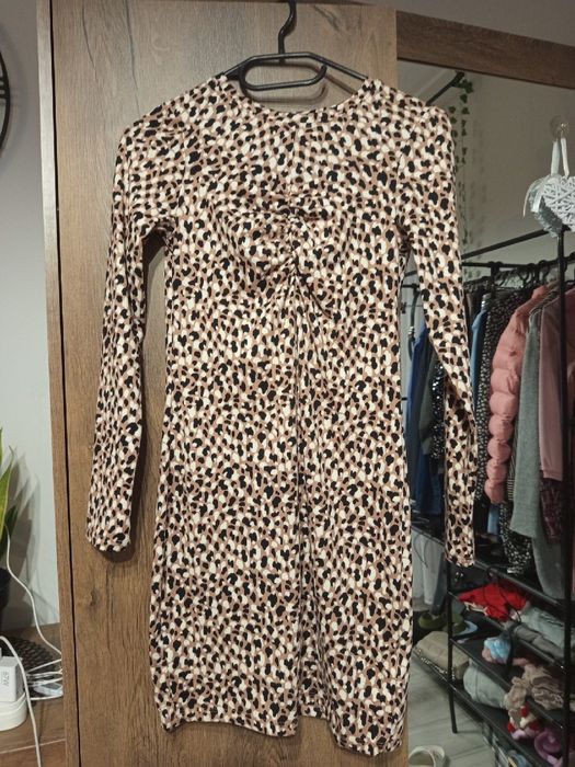 Sukienka w panterkę