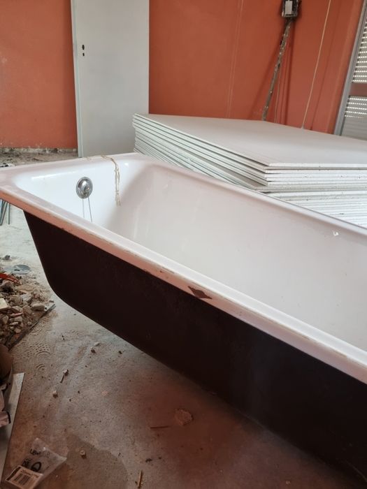 Banheira em ferro fundido