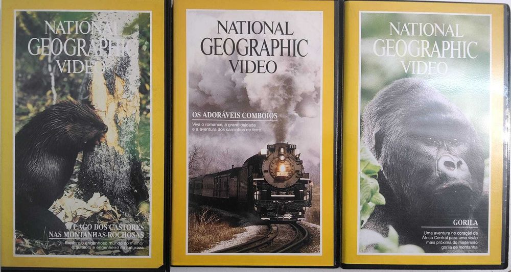Coleção Completa National Geographic Video – 31 Cassetes VHS Ref: VI