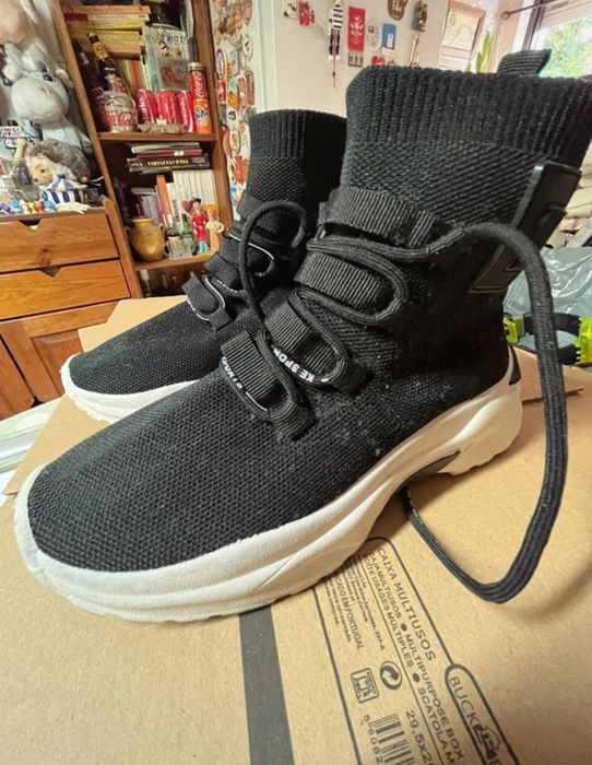 Botas-meia pretas 39