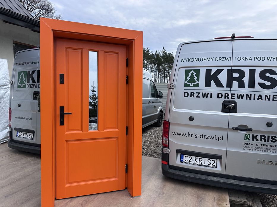 Drzwi zewnętrzne drewniane Na wymiar czyste powietrze Cała Polska