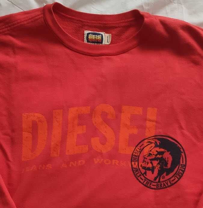 Camisola Diesel Vermelha L FASHION LARGA