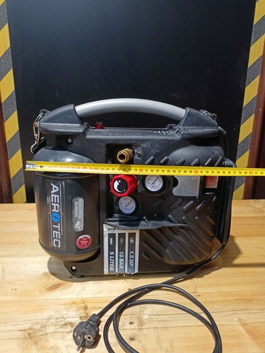 Kompresor bezolejowy, sprężarka bezolejowa warsztatowa 10bar