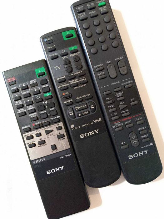 Пульты ДУ: SONY,