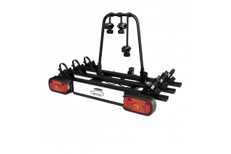 Bagażnik rowerowy Platforma rowerowa na hak 3 rower Amos Giro 3 7P BL