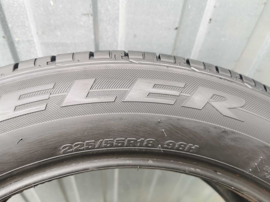 080) Opona - 225/55/18 - Bridgestone - 6mm - 1szt - Letnia