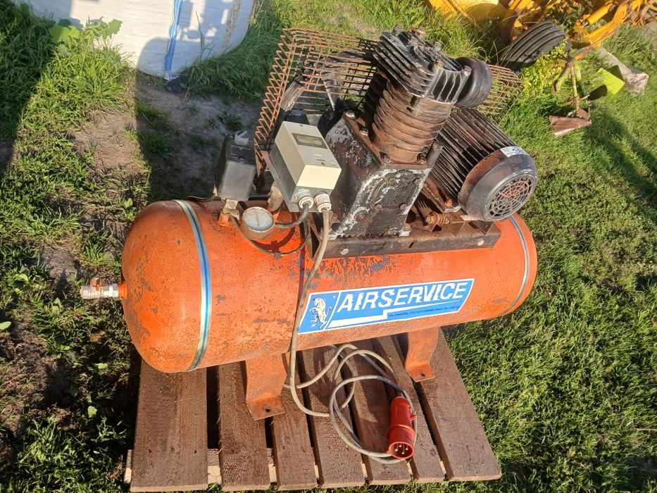 Kompresor sprężarka 100l Sprawny 380v 10 bar