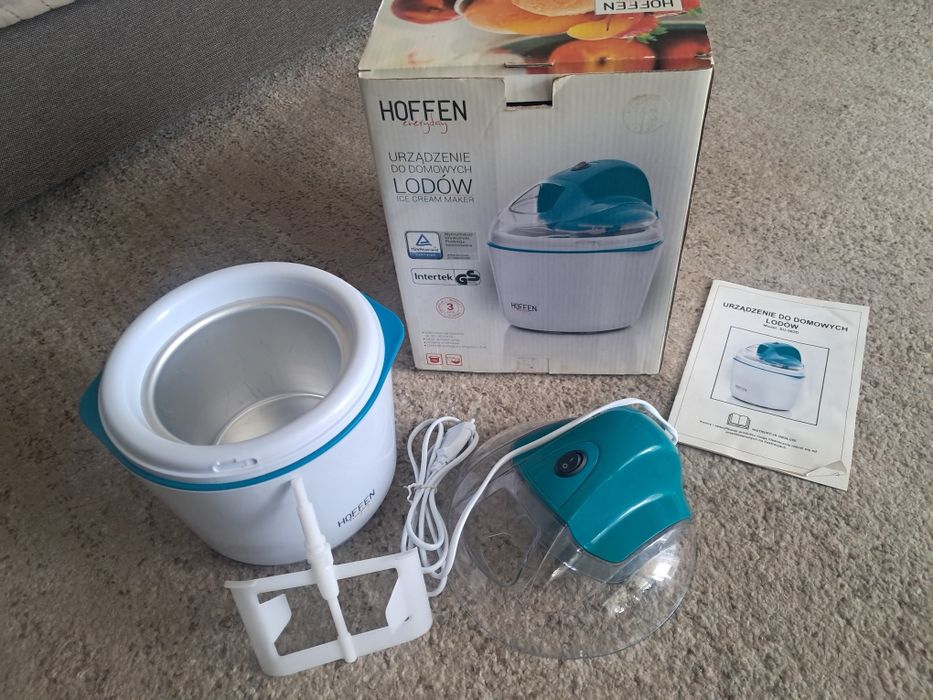 Maszyna urządzenie do robienia domowych lodów deserów Hoffen